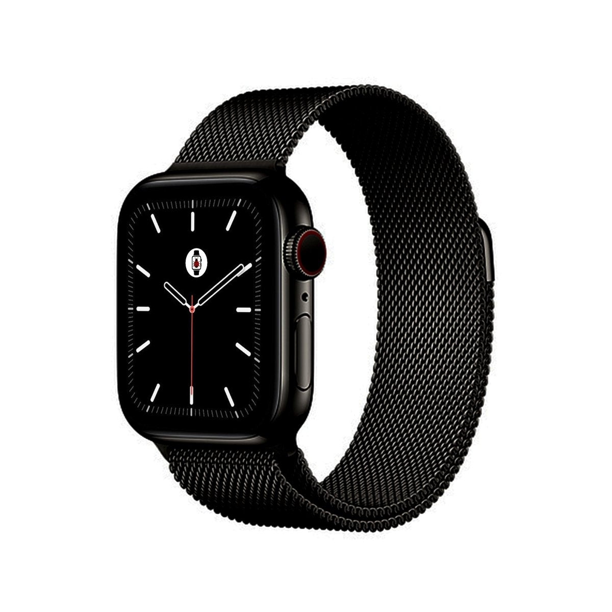 Stylish Black Milanese Loop for Apple Watch Durable Design BugBands