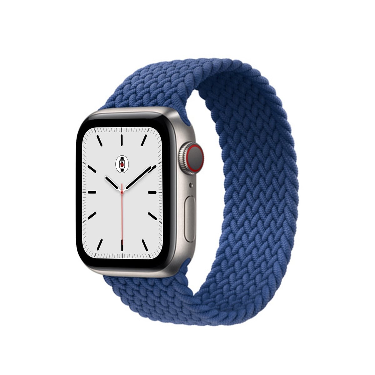 Atlantic Blue BB Braided Solo Loop Apple Watch Band - BugBands