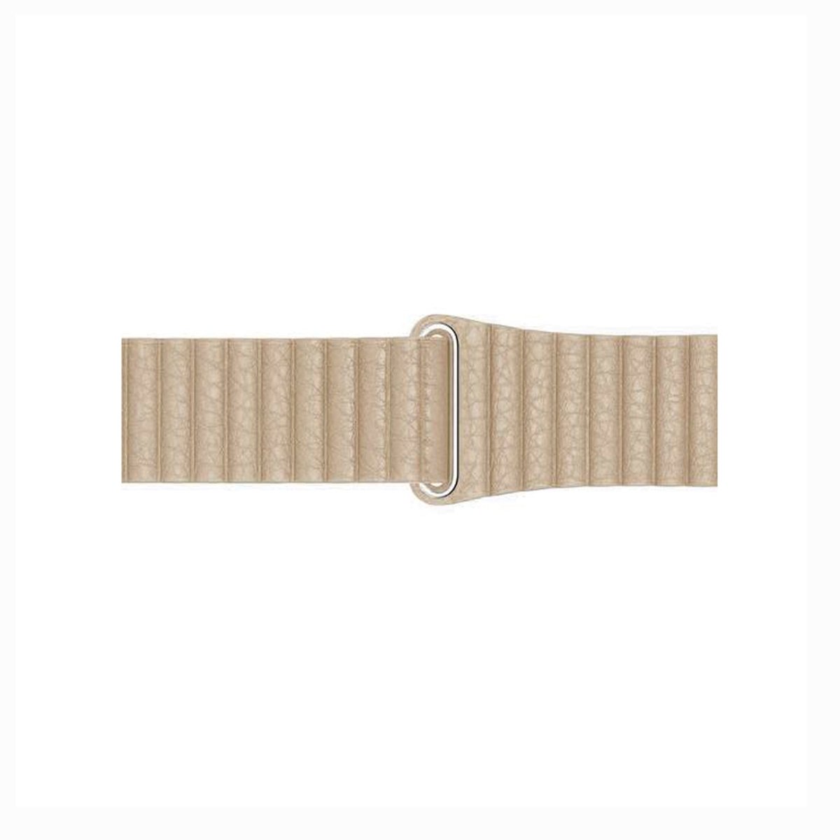 Beige BB Leather Loop Apple Watch Band - BugBands