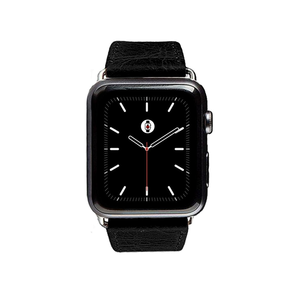 Black BB Elite Leather Apple Watch Band - BugBands