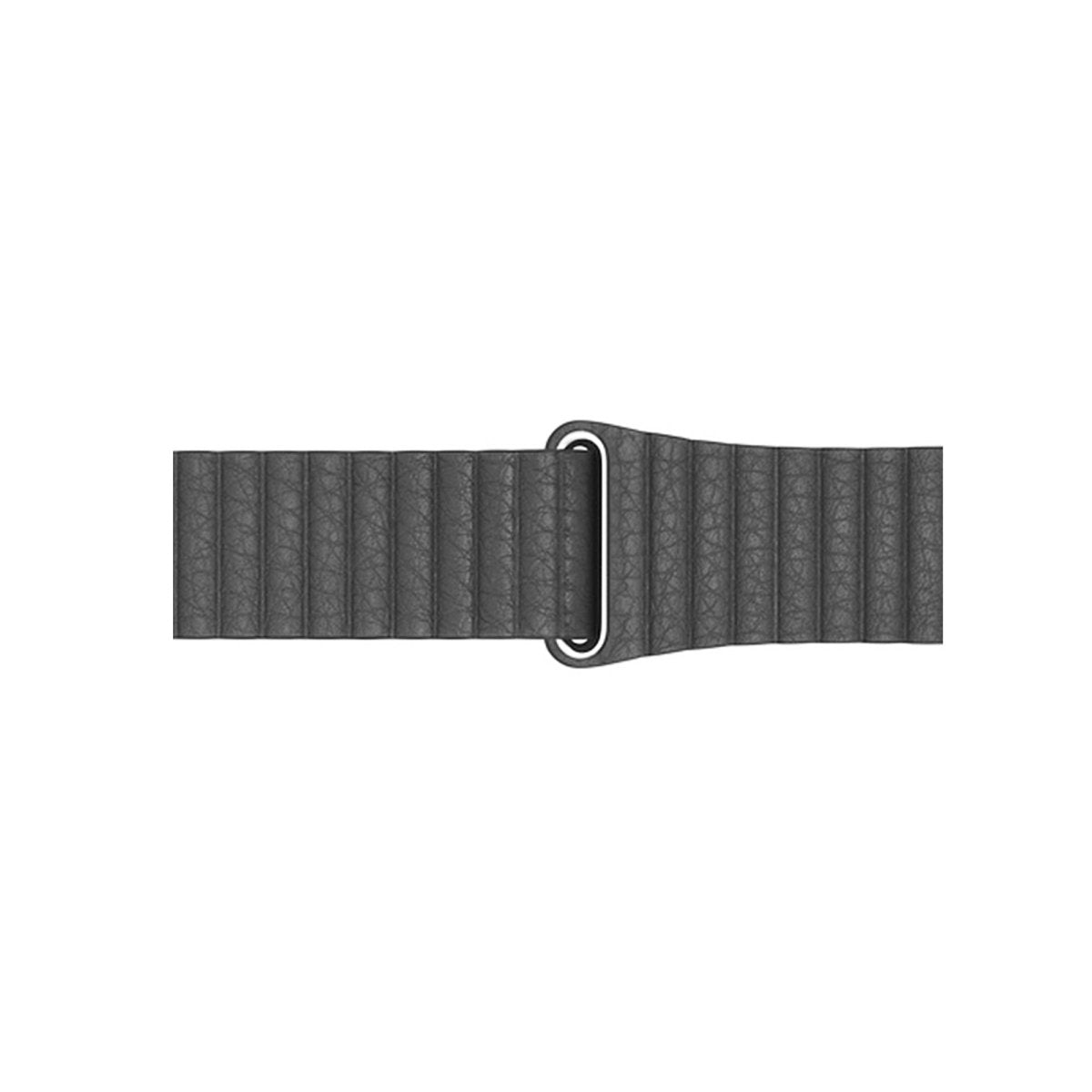 Black BB Leather Loop Apple Watch Band - BugBands