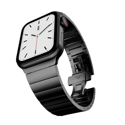 Black BB Link Bracelet for Apple Watch - BugBands