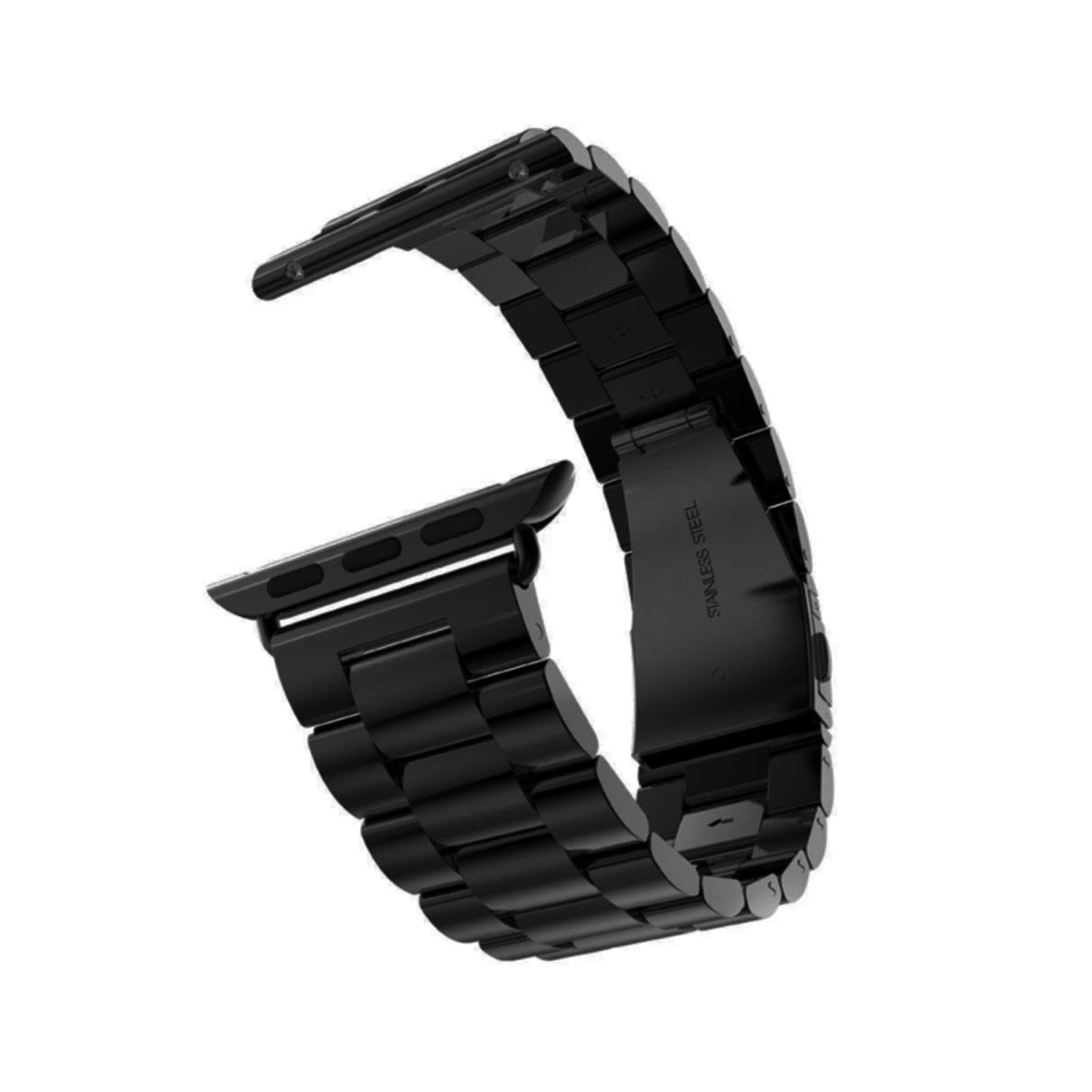 Black BB Steel Bracelet for Apple Watch - BugBands