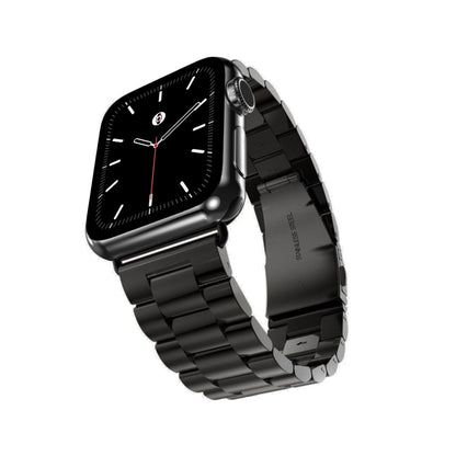 Black BB Steel Bracelet for Apple Watch - BugBands