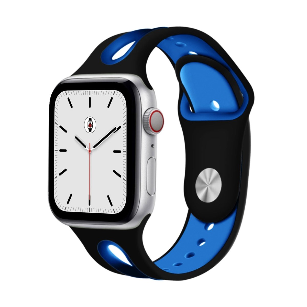 Black & Blue BB Modern Sport Apple Watch Band - BugBands