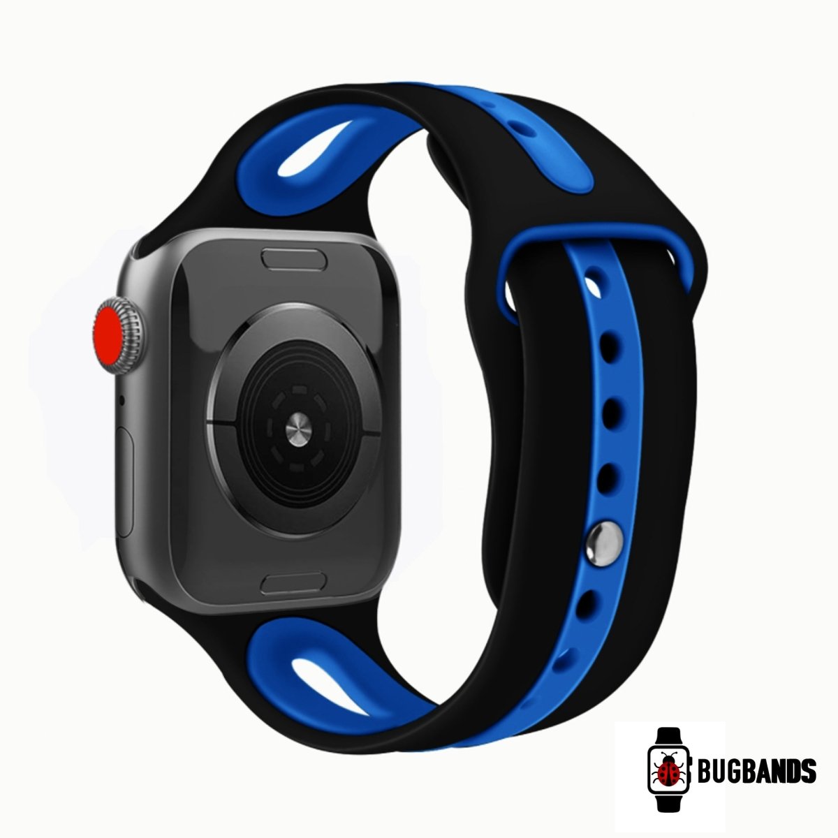 Black & Blue BB Modern Sport Apple Watch Band - BugBands