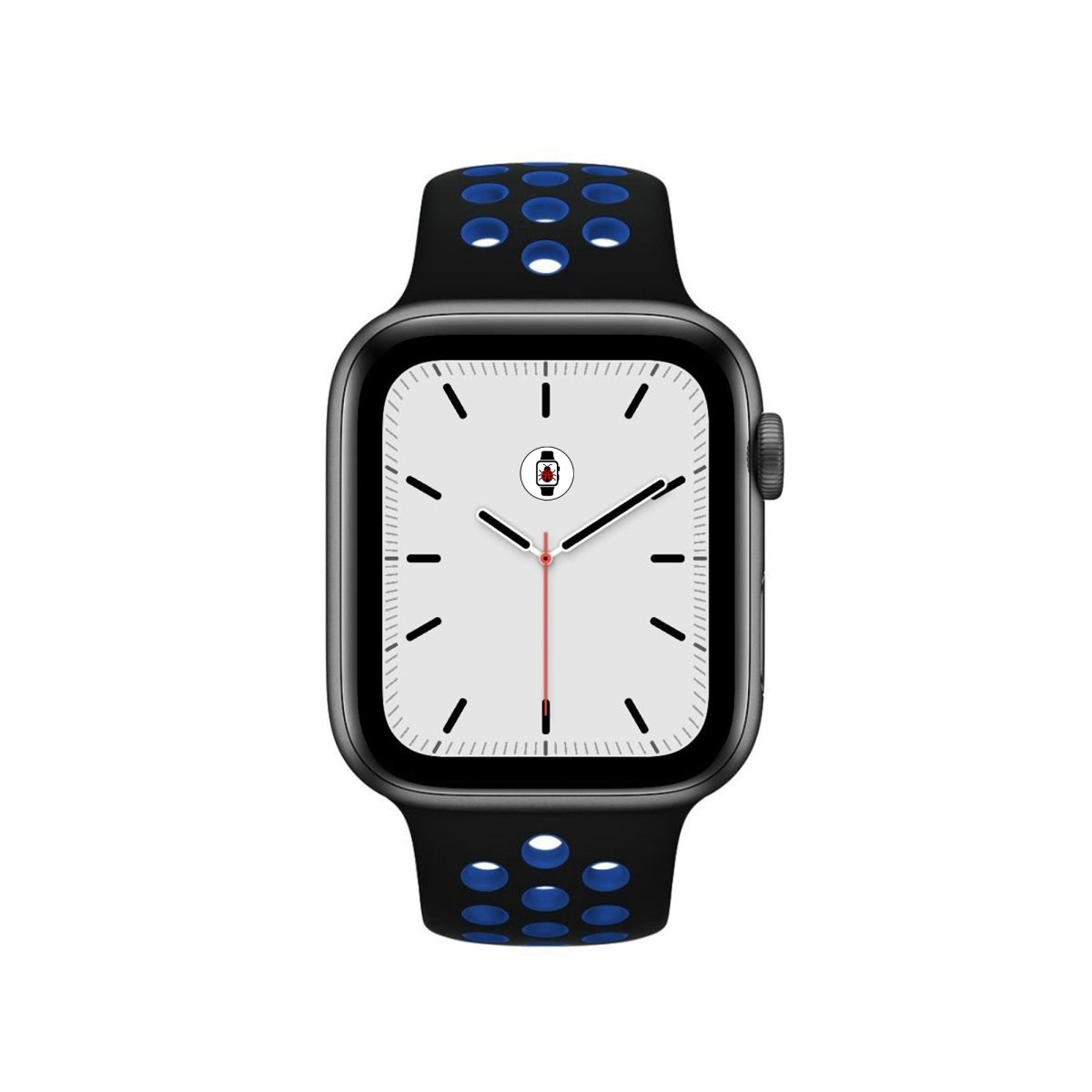 Black & Blue BB Sport Fit Apple Watch Band - BugBands