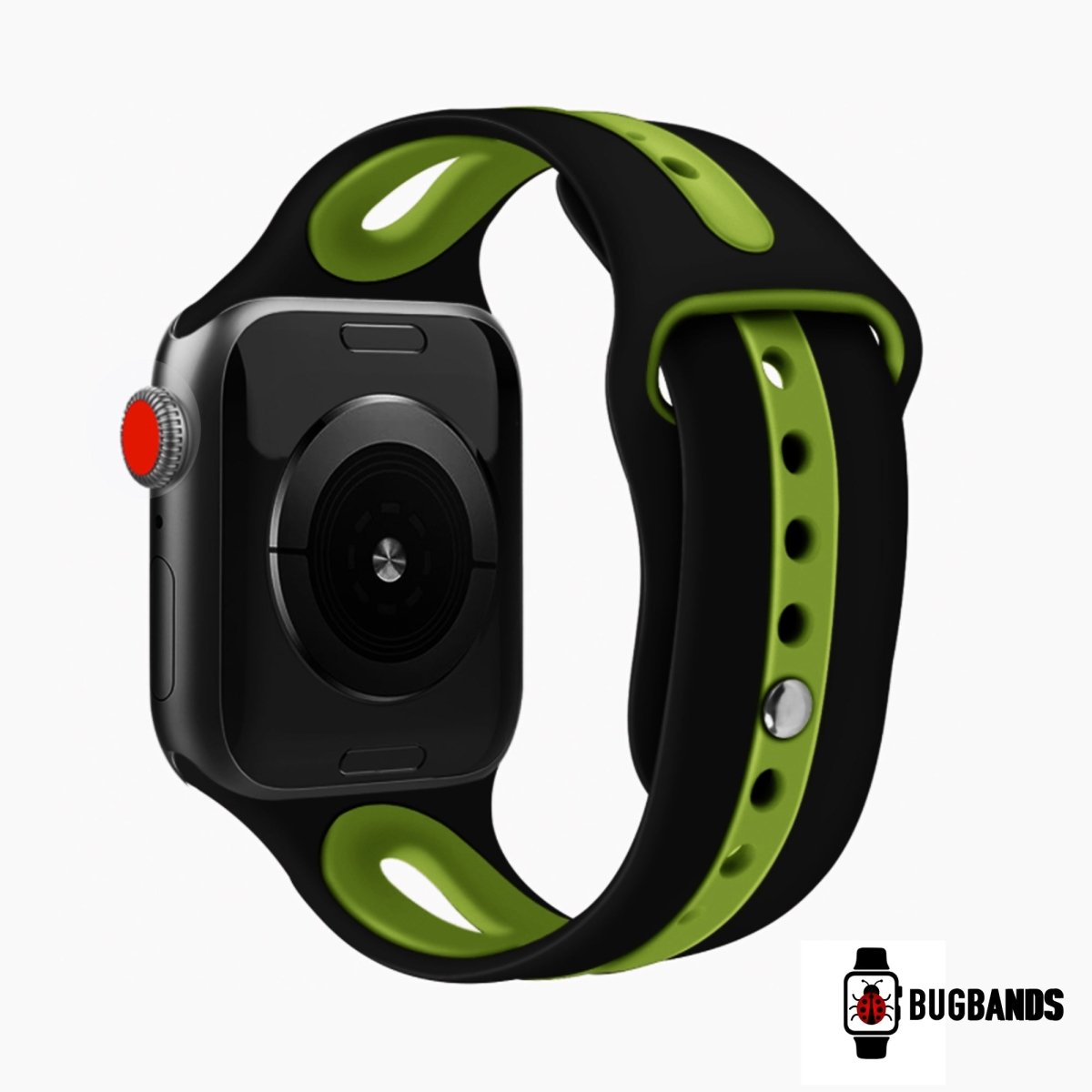 Black & Green BB Modern Sport Apple Watch Band - BugBands