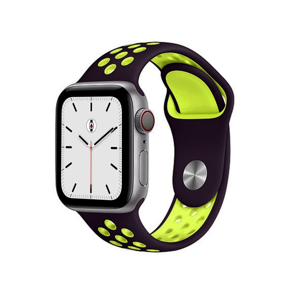 Black & Green BB Sport Fit Apple Watch Band - BugBands