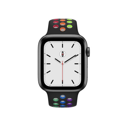 Black & Multi - colour BB Sport Fit Apple Watch Band - BugBands