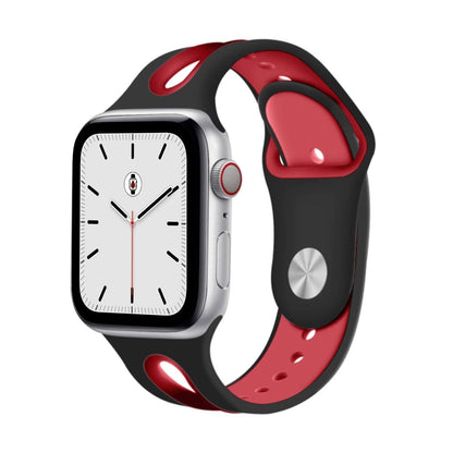 Black & Red BB Modern Sport Apple Watch Band - BugBands