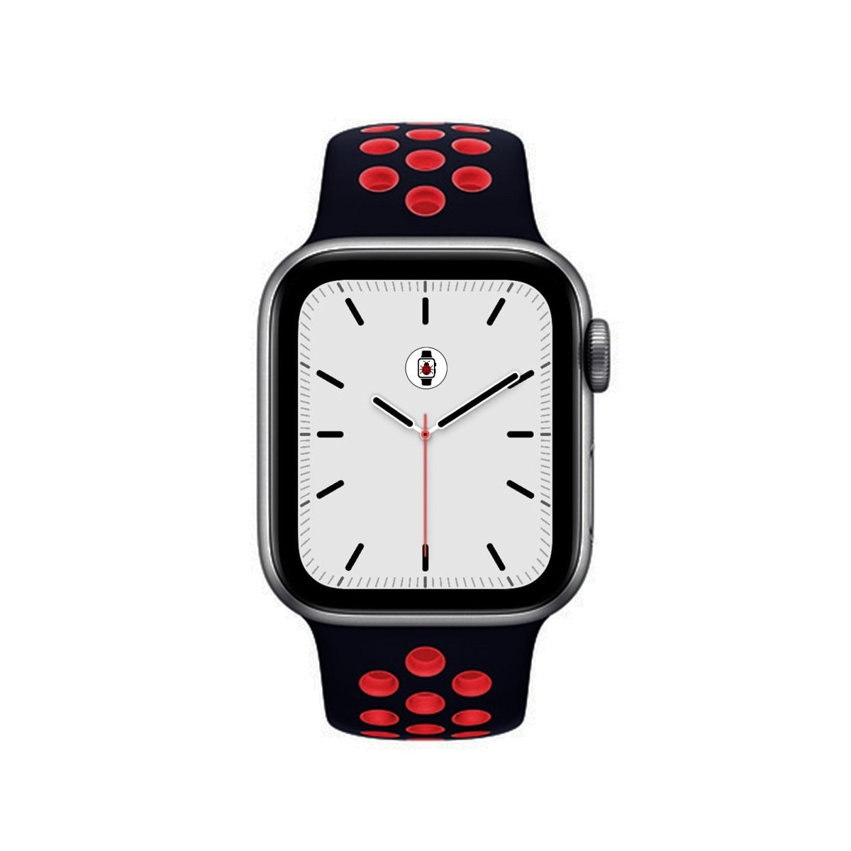 Black & Red BB Sport Fit Apple Watch Band - BugBands