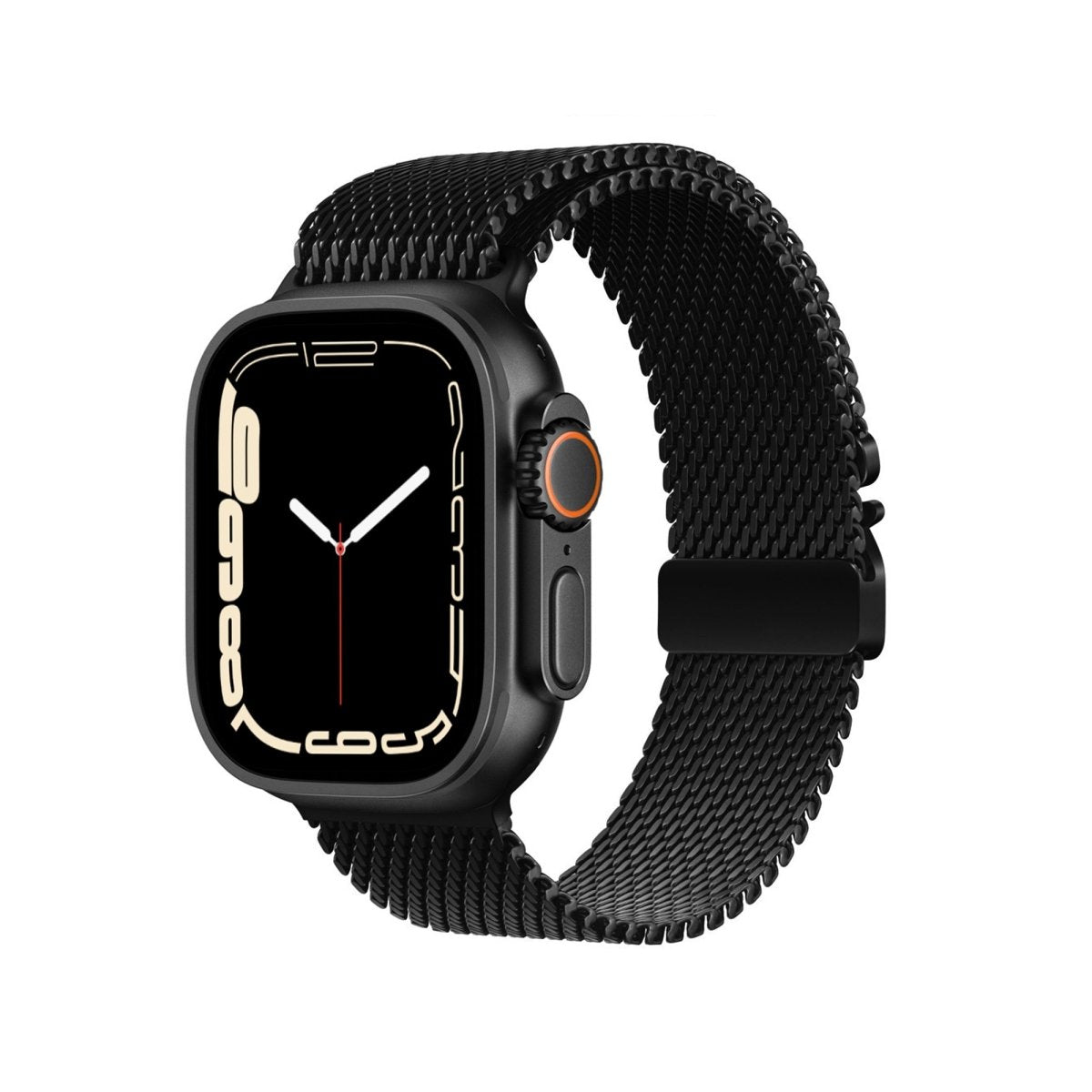 Black Titanium Milanese Loop Apple Watch Band - BugBands