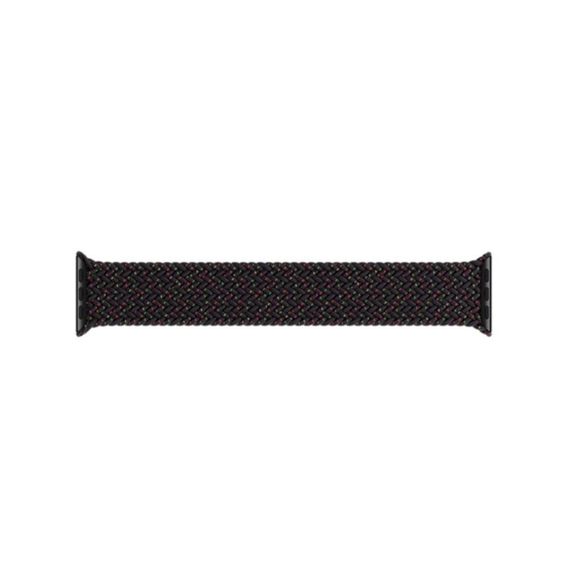 Black Unity BB Braided Solo Loop Apple Watch Band - BugBands