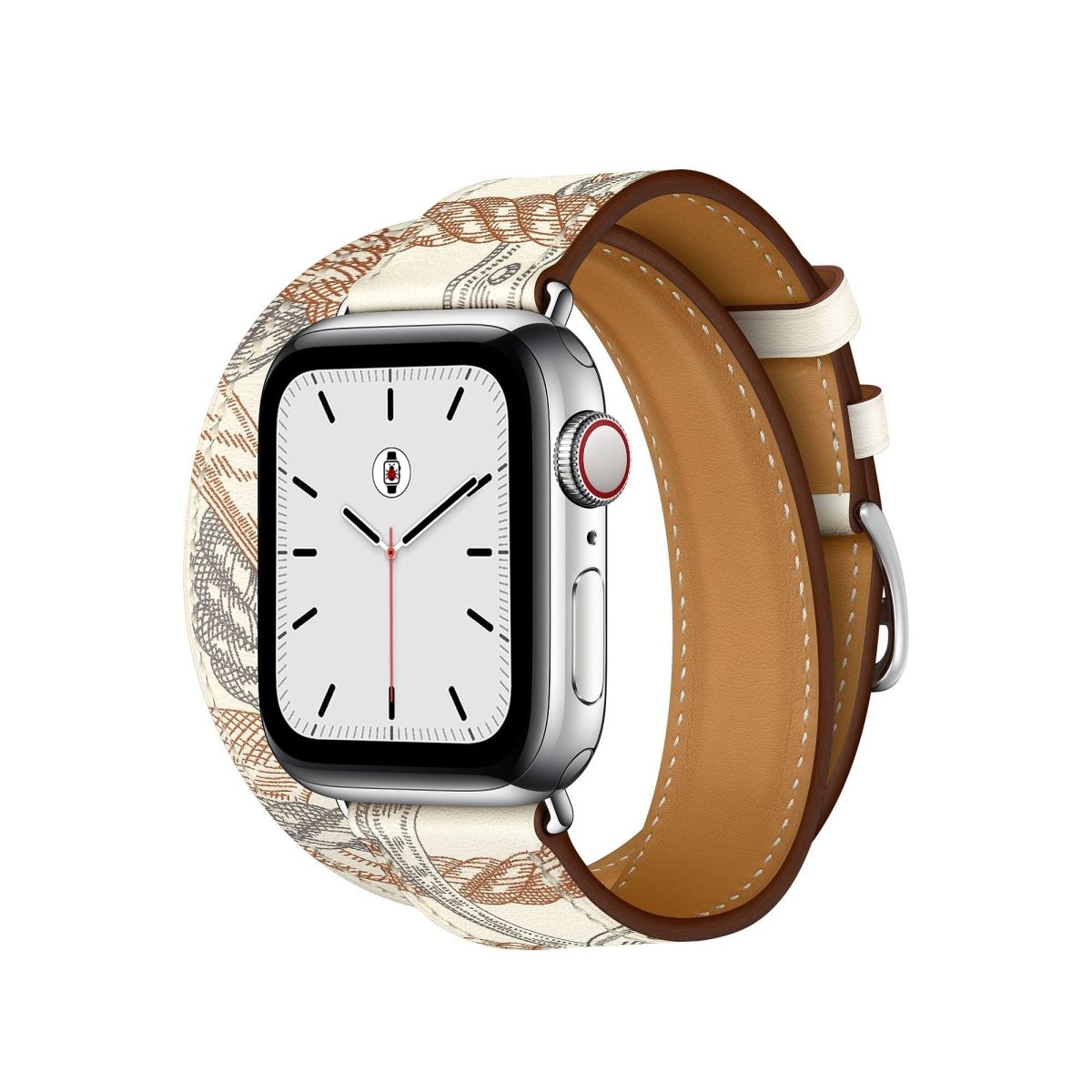 Blanc All - Over Print BB Double Tour Apple Watch Band - BugBands