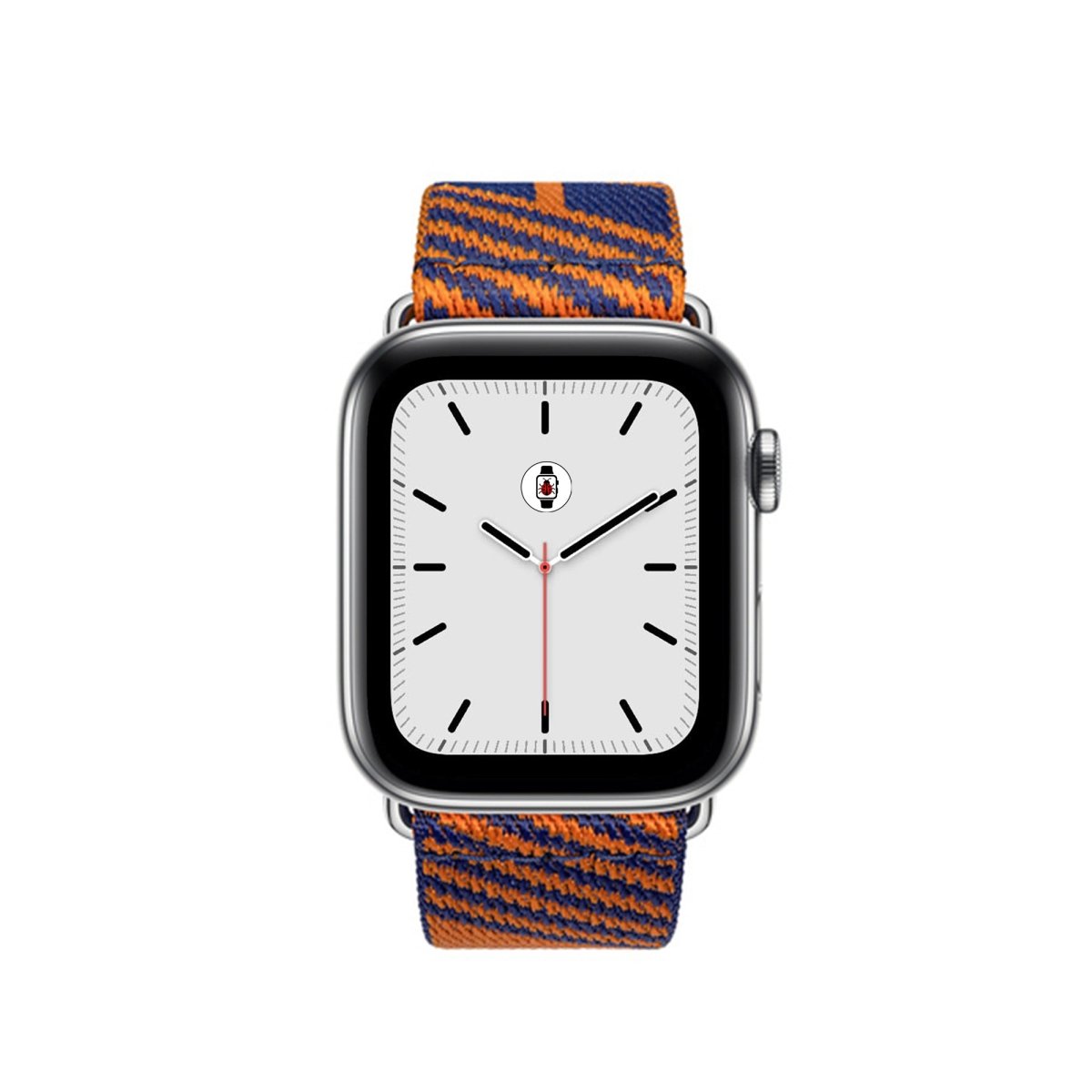 Bleu Saphir/Orange BB Jumping Single Tour Apple Watch Band - BugBands