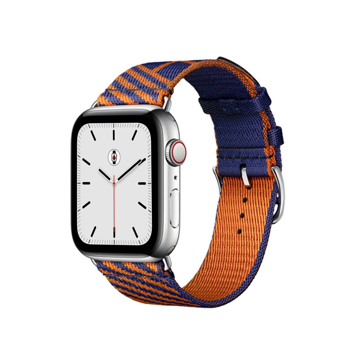 Bleu Saphir/Orange BB Jumping Single Tour Apple Watch Band - BugBands