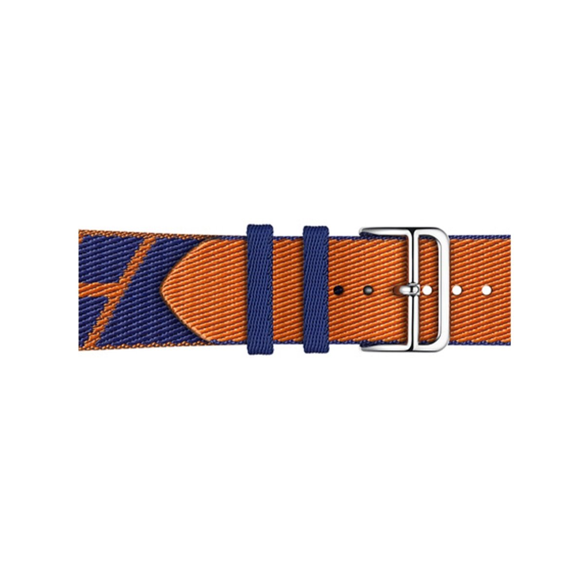 Bleu Saphir/Orange BB Jumping Single Tour Apple Watch Band - BugBands