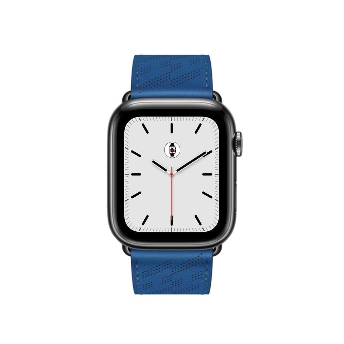 Blue BB H Diagonal Single Tour Apple Watch Band - BugBands