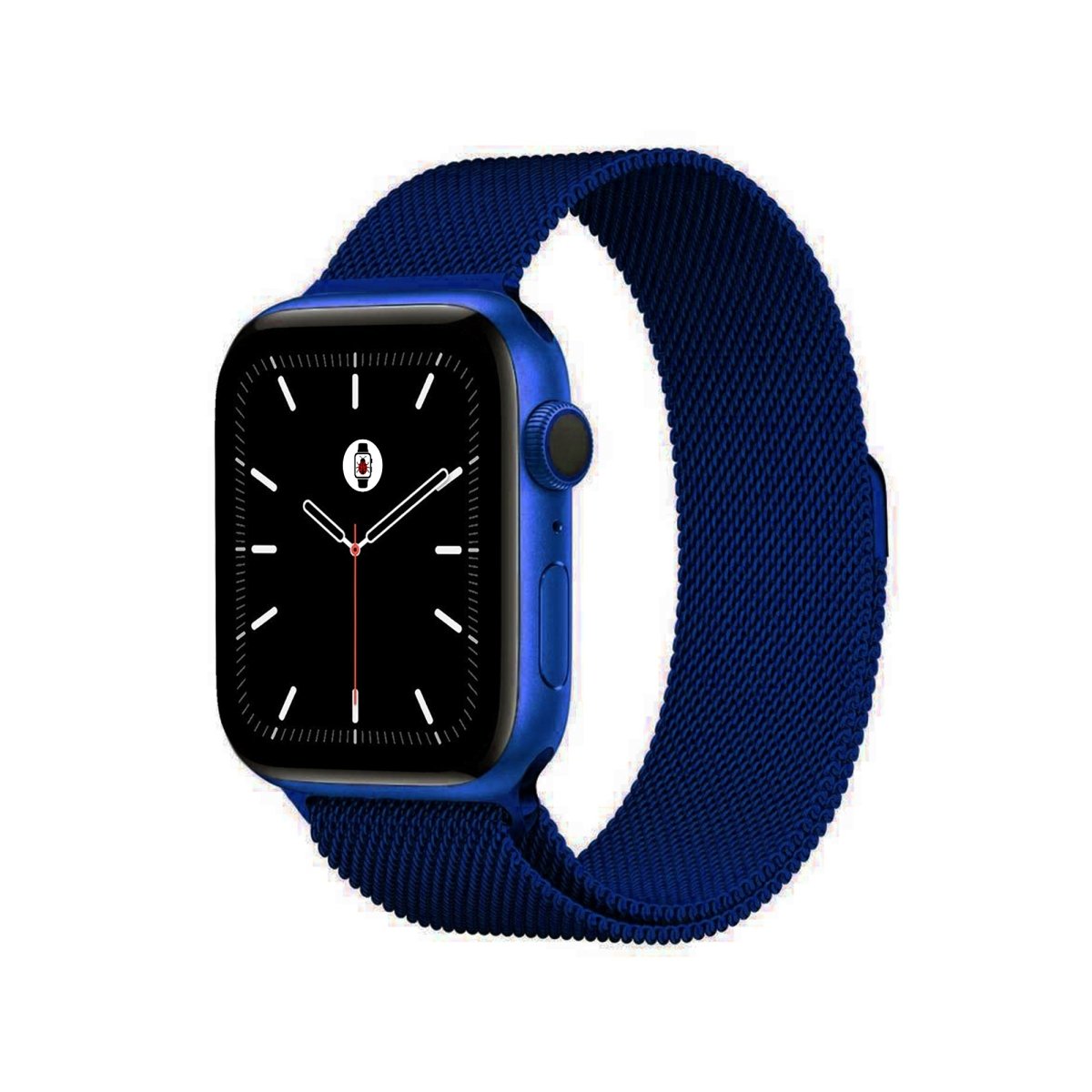 Blue BB Milanese Loop Apple Watch Band - BugBands