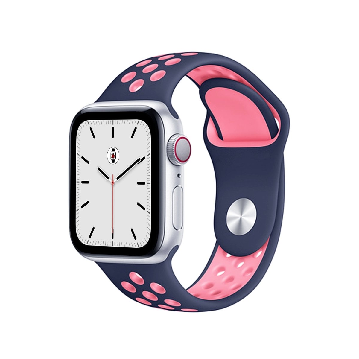 Blue & Pink BB Sport Fit Apple Watch Band - BugBands