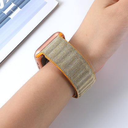 Brown Denim BB Magnetic Link Apple Watch Band - BugBands