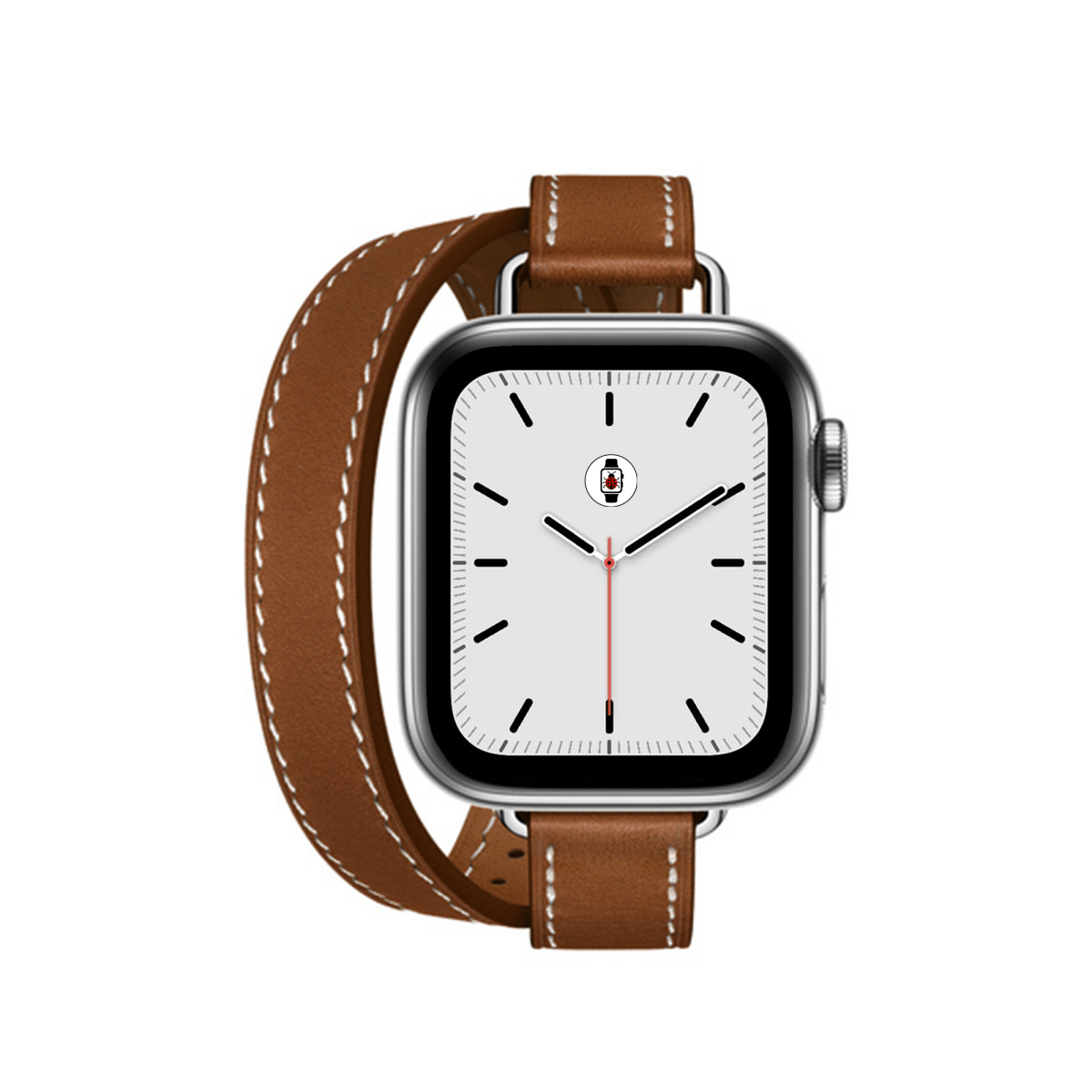 Coffee Brown BB Attelage Double Tour Apple Watch Band - BugBands