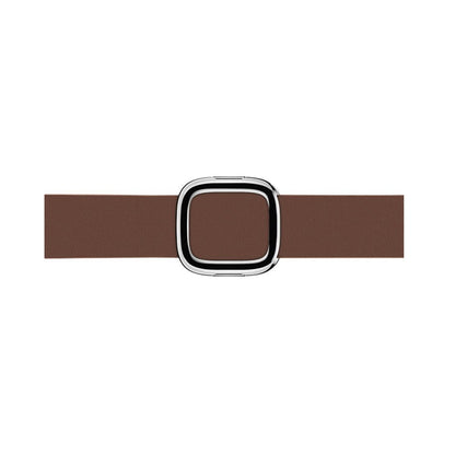 Dark Brown BB Modern Buckle Apple Watch Band - BugBands