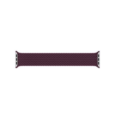 Dark Cherry BB Braided Solo Loop Apple Watch Band - BugBands