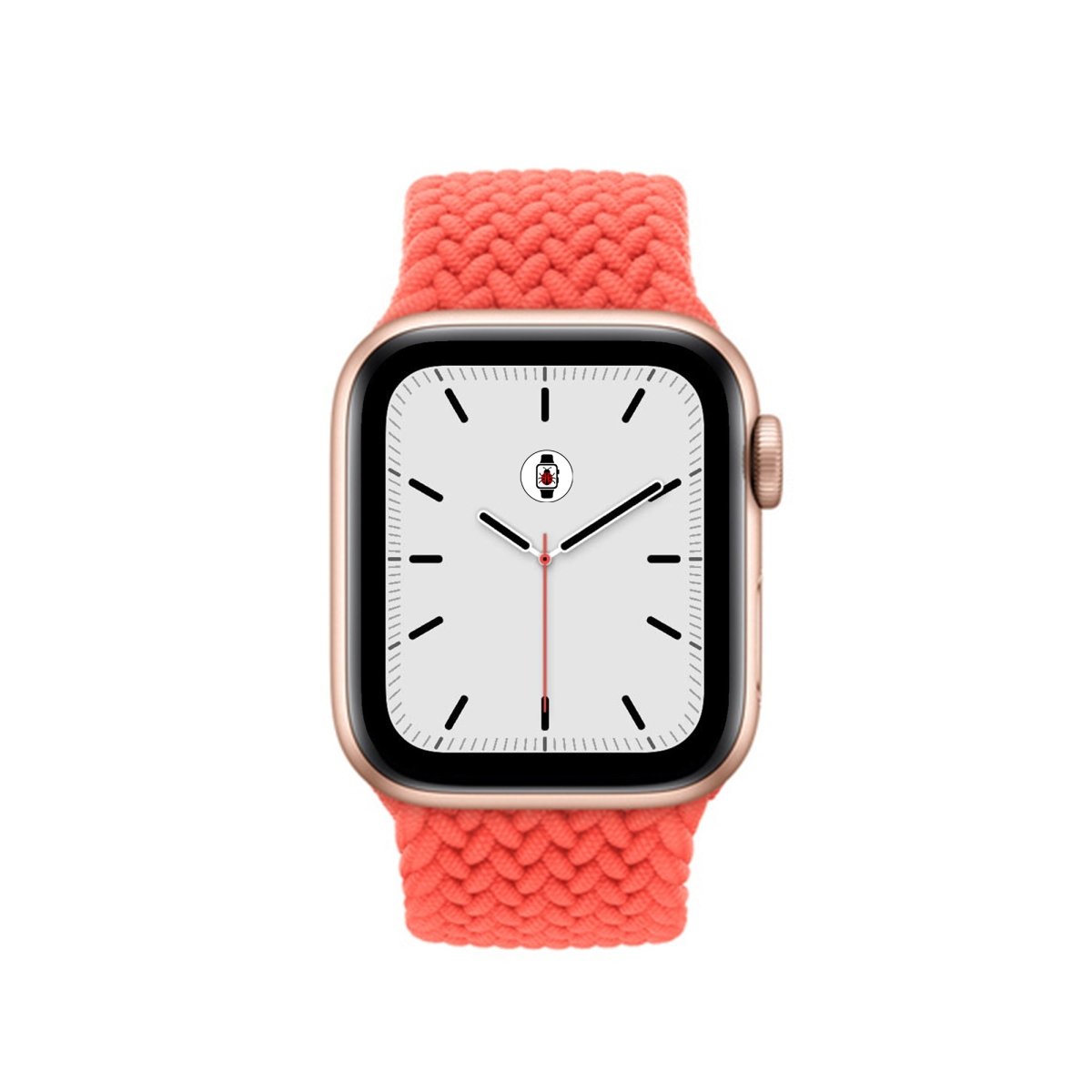 Electric Orange BB Braided Solo Loop Apple Watch Band - BugBands