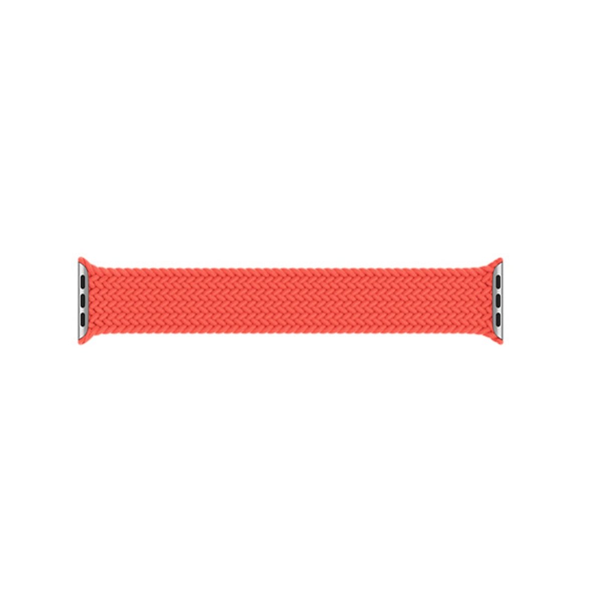 Electric Orange BB Braided Solo Loop Apple Watch Band - BugBands