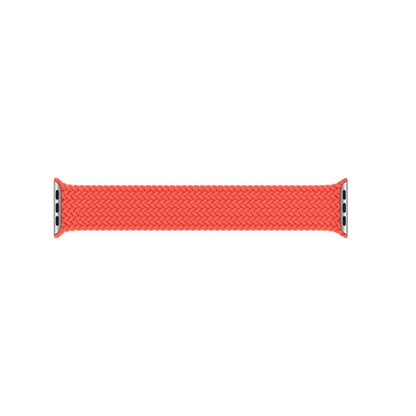 Electric Orange BB Braided Solo Loop Apple Watch Band - BugBands