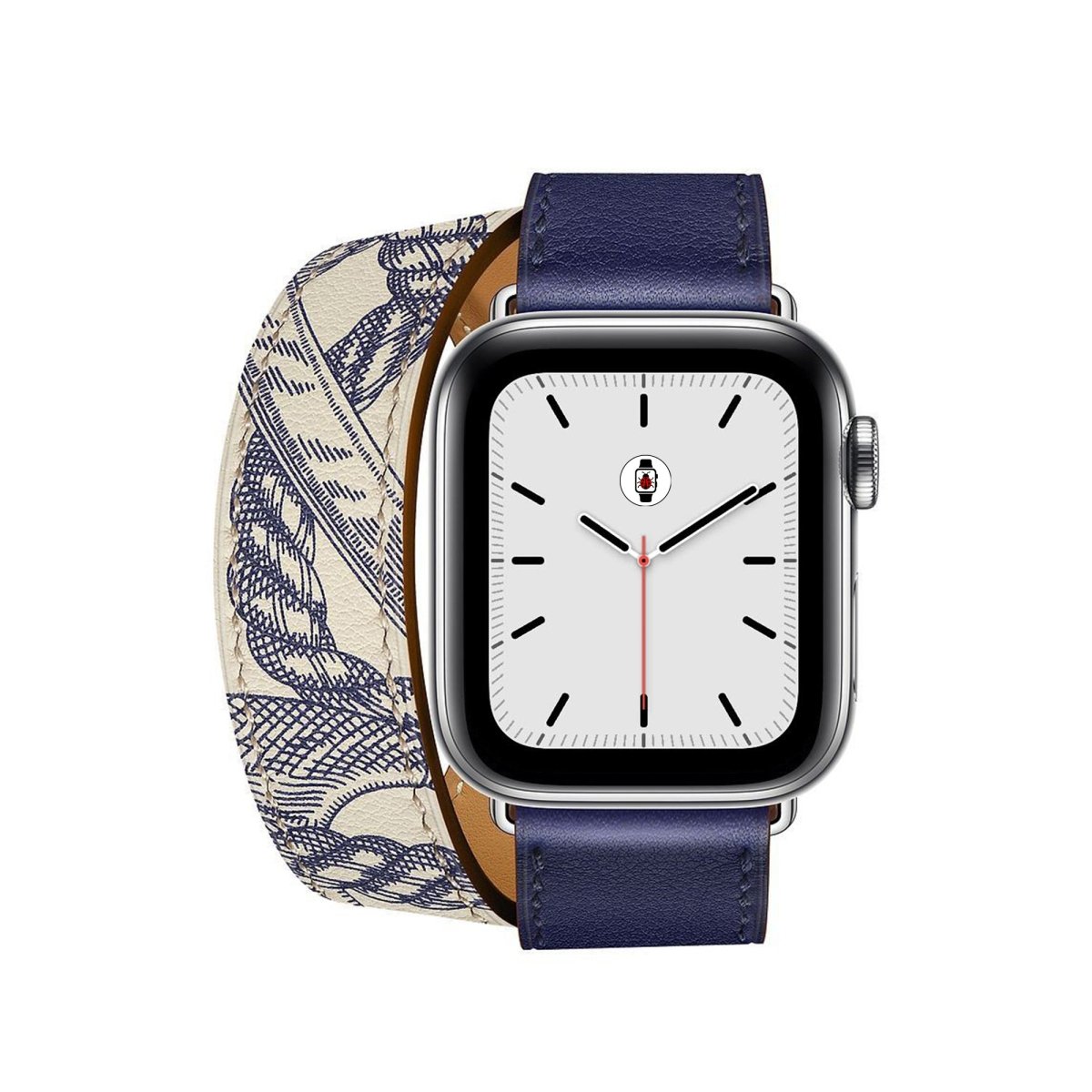 Encre/Béton BB Double Tour Apple Watch Band - BugBands