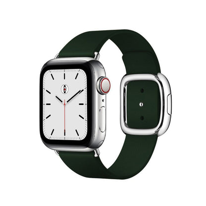 Forest Green BB Modern Buckle Apple Watch Band - BugBands