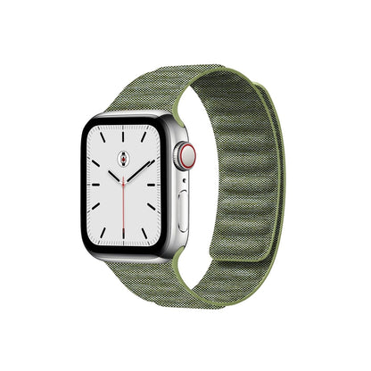 Green Denim BB Magnetic Link Apple Watch Band - BugBands