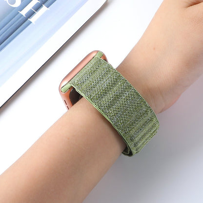 Green Denim BB Magnetic Link Apple Watch Band - BugBands