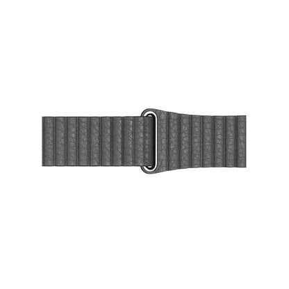 Grey BB Leather Loop Apple Watch Band - BugBands