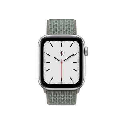 Grey BB Nylon Sport Loop Apple Watch Band - BugBands