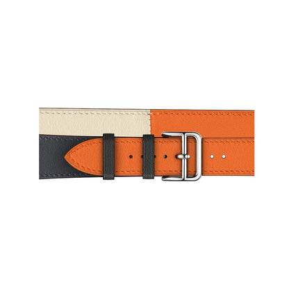 Indigo/Craie/Orange BB Double Tour Apple Watch Band - BugBands