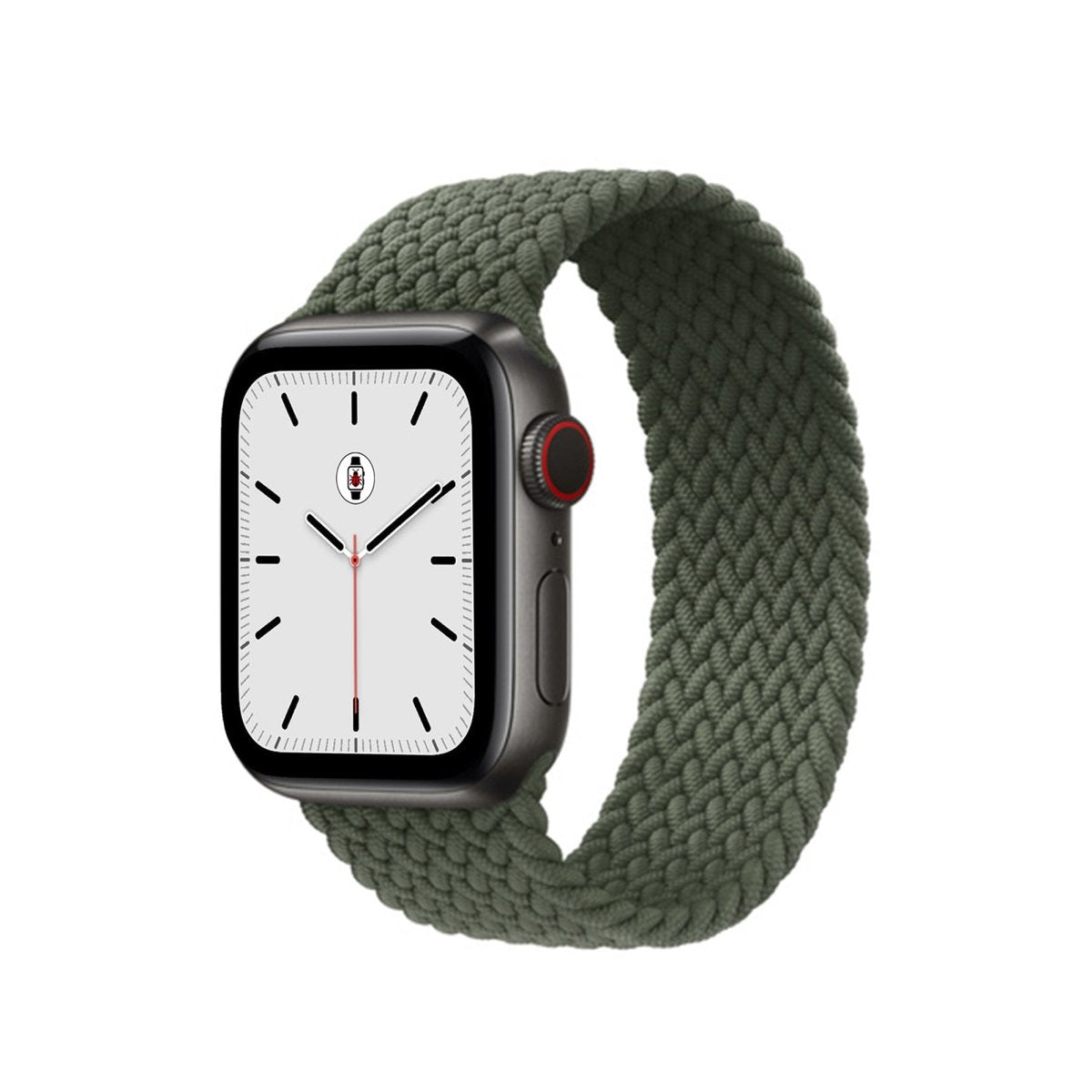 Inverness Green BB Braided Solo Loop Apple Watch Band - BugBands