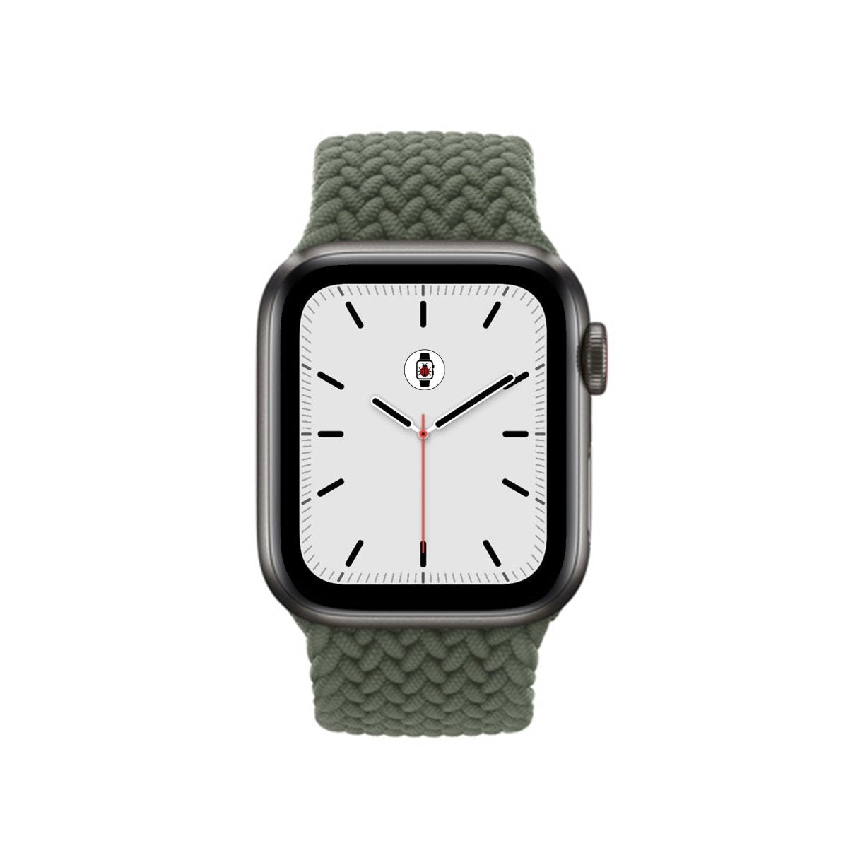 Inverness Green BB Braided Solo Loop Apple Watch Band - BugBands