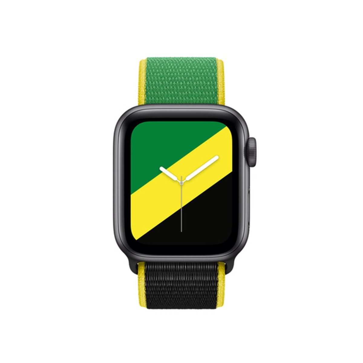 Jamaica BB International Collection Nylon Sport Loop Apple Watch Band - BugBands