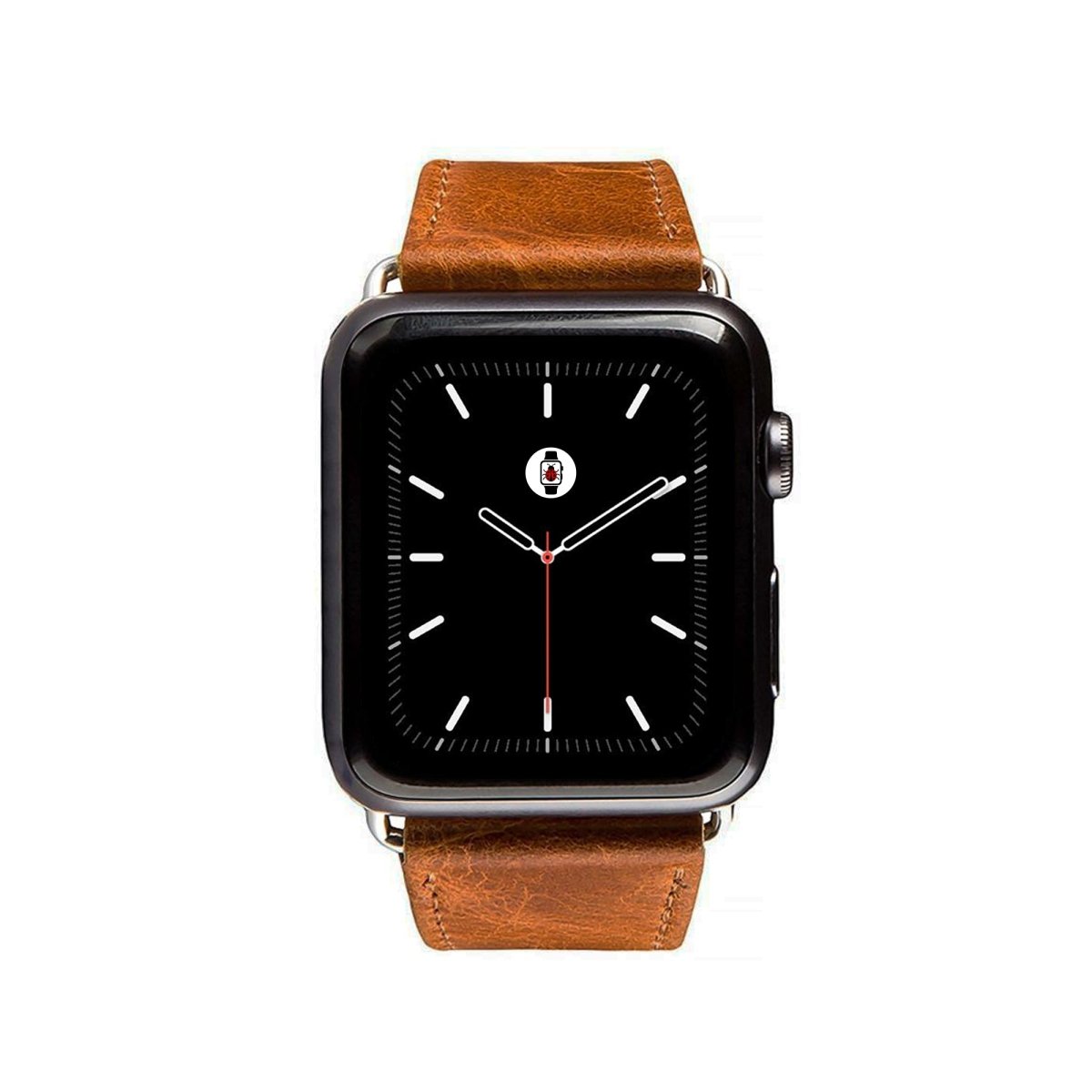 Light Brown BB Elite Leather Apple Watch Band - BugBands