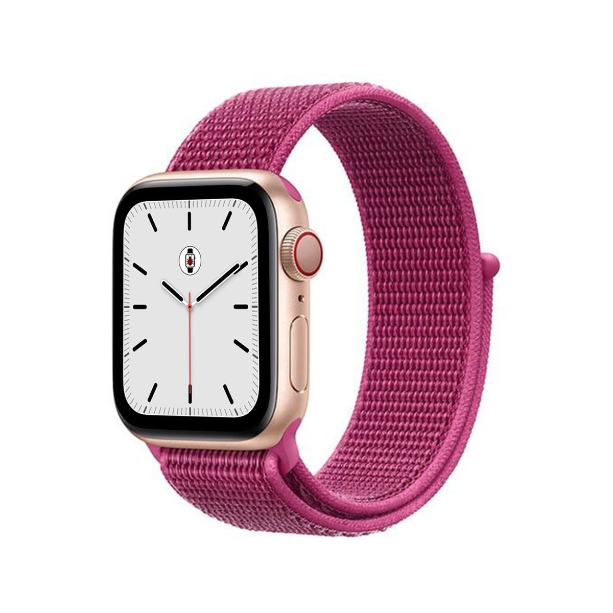 Magenta BB Nylon Sport Loop Apple Watch Band - BugBands