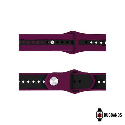 Magenta & Black BB Modern Sport Apple Watch Band - BugBands