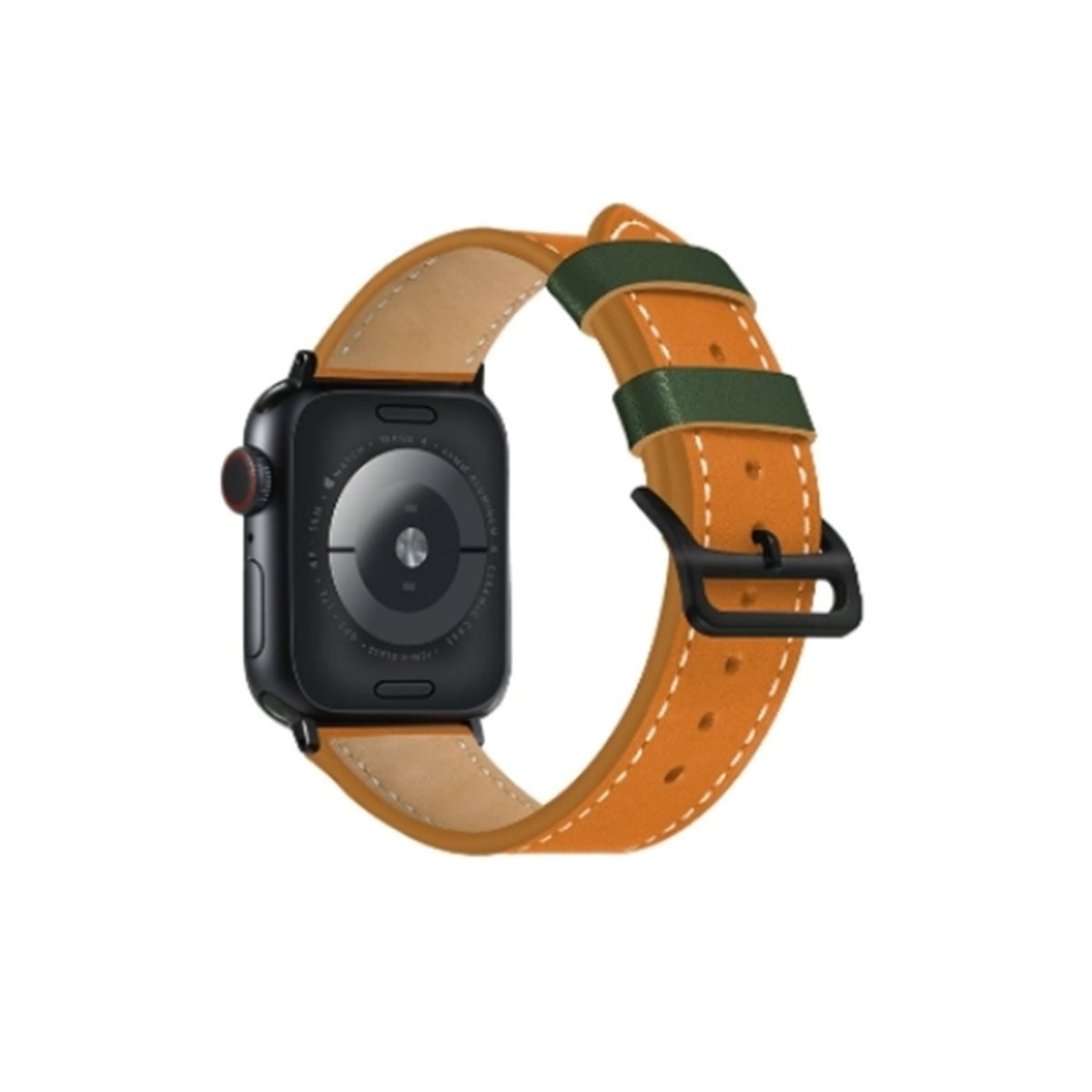 Mustard & Green BB Cocktail Leather Apple Watch Band - BugBands