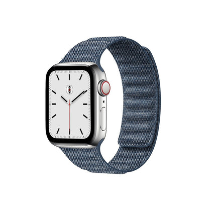 Navy Denim BB Magnetic Link Apple Watch Band - BugBands