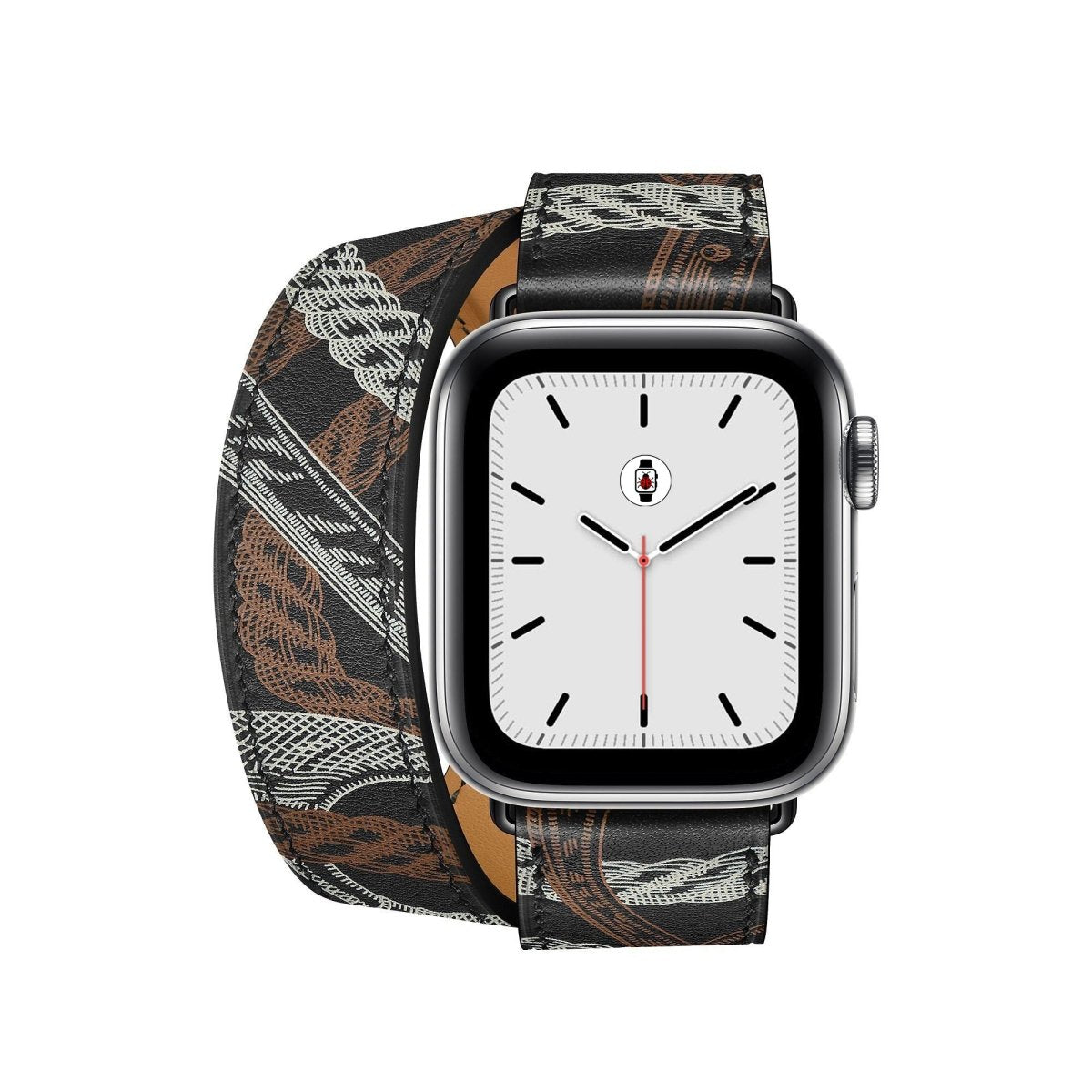 Noir All - Over Print BB Double Tour Apple Watch Band - BugBands