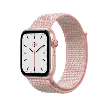 Pearl Pink BB Nylon Sport Loop Apple Watch Band - BugBands