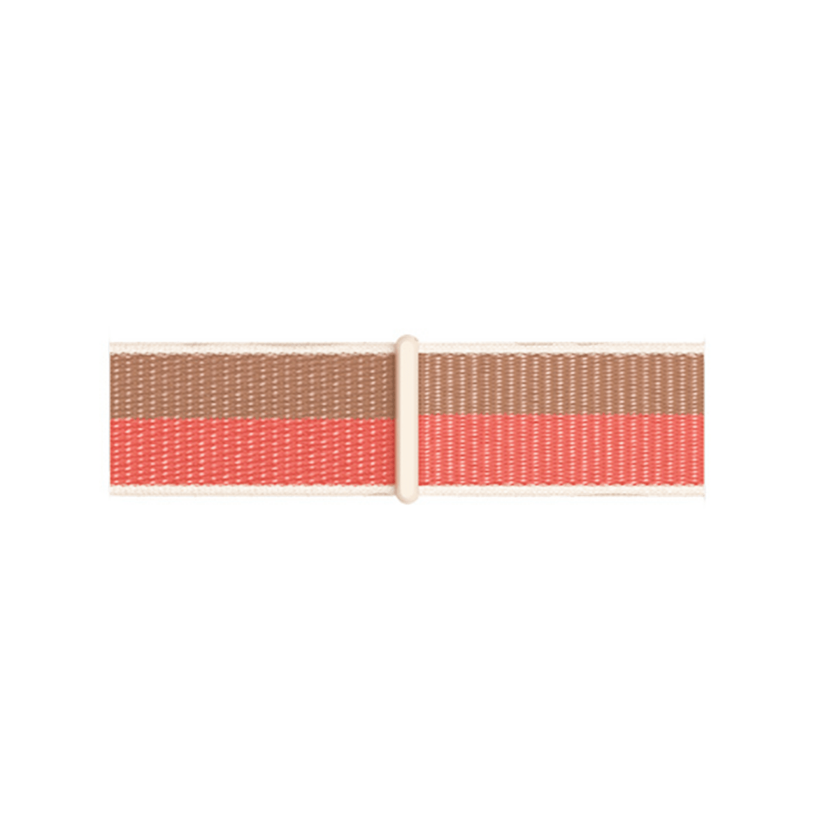 Pink Pomelo/Tan BB Nylon Sport Loop Apple Watch Band - BugBands